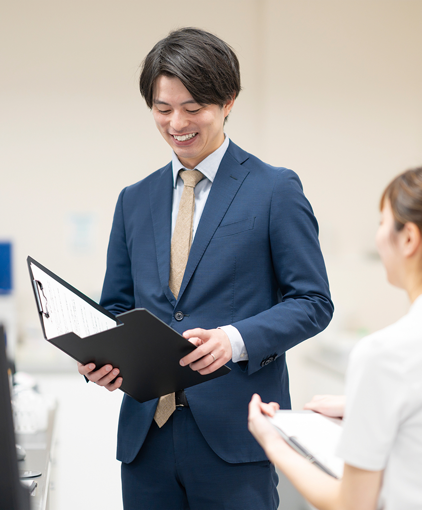 診療報酬の管理業務を主に実施。病院運営を円滑に行う中心的存在